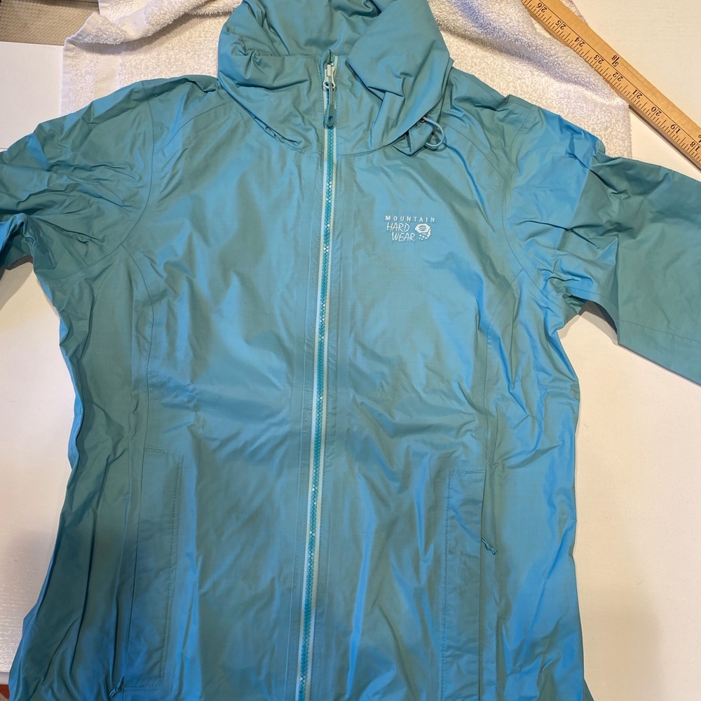 Mountain Hardware Rain Shell M Euc Green - image 1